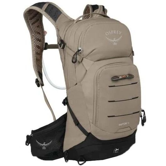 Osprey Raptor 14 Backpack + 2.5L Hydration Pack - Pediment Grey