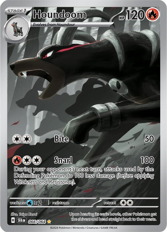 Pokemon SV: Shrouded Fable 066/064 Houndoom Near Mint