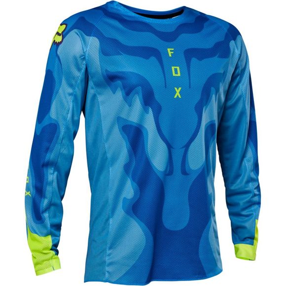 Maillot cross Fox AIRLINE EXO 2023 - Bleu / JauneRef : FX3766