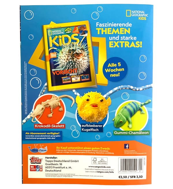 National Geographic Kids Wilde Tiere - Stickeralbum