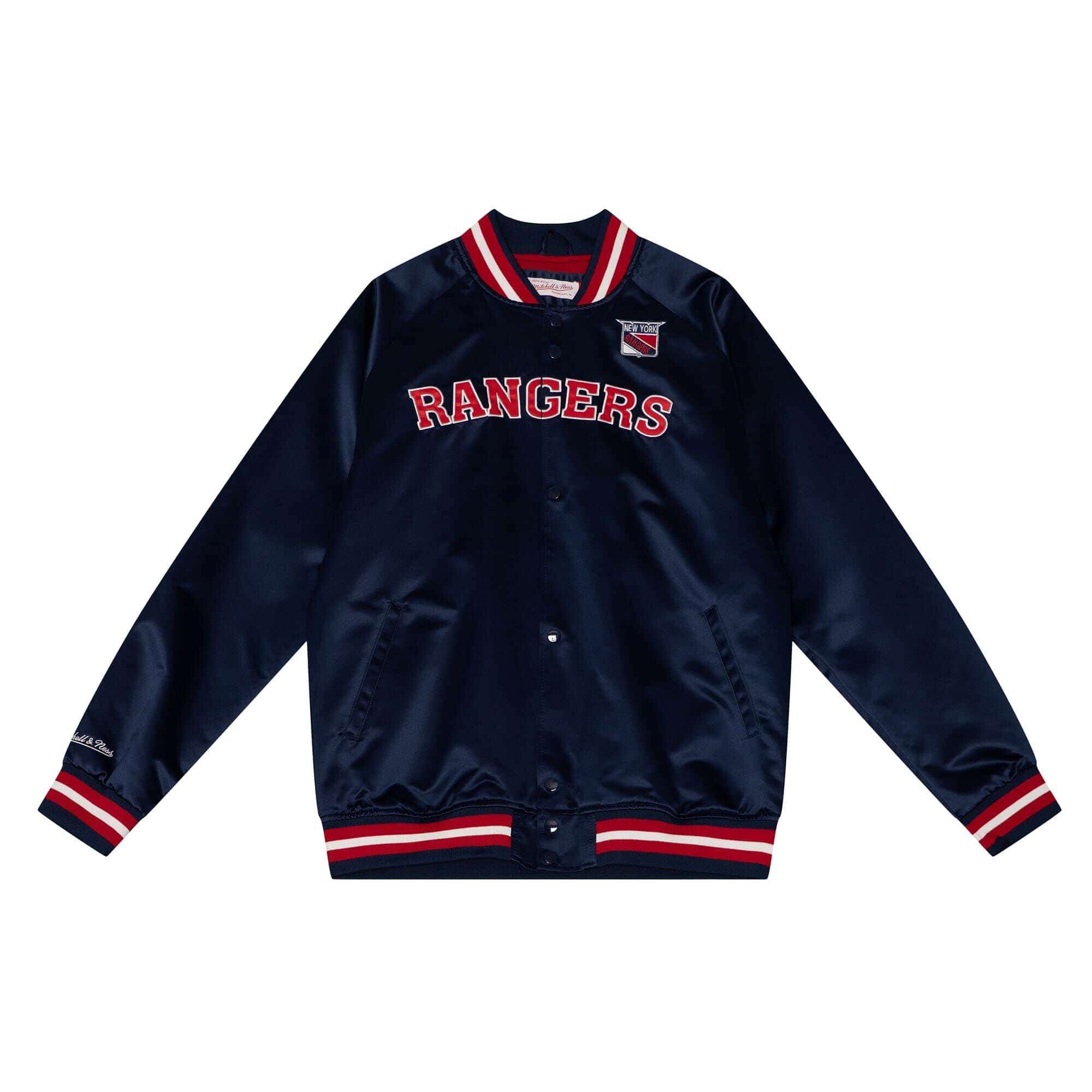 New York Rangers Mitchell & Ness Lightweight Satin NHL Jacket