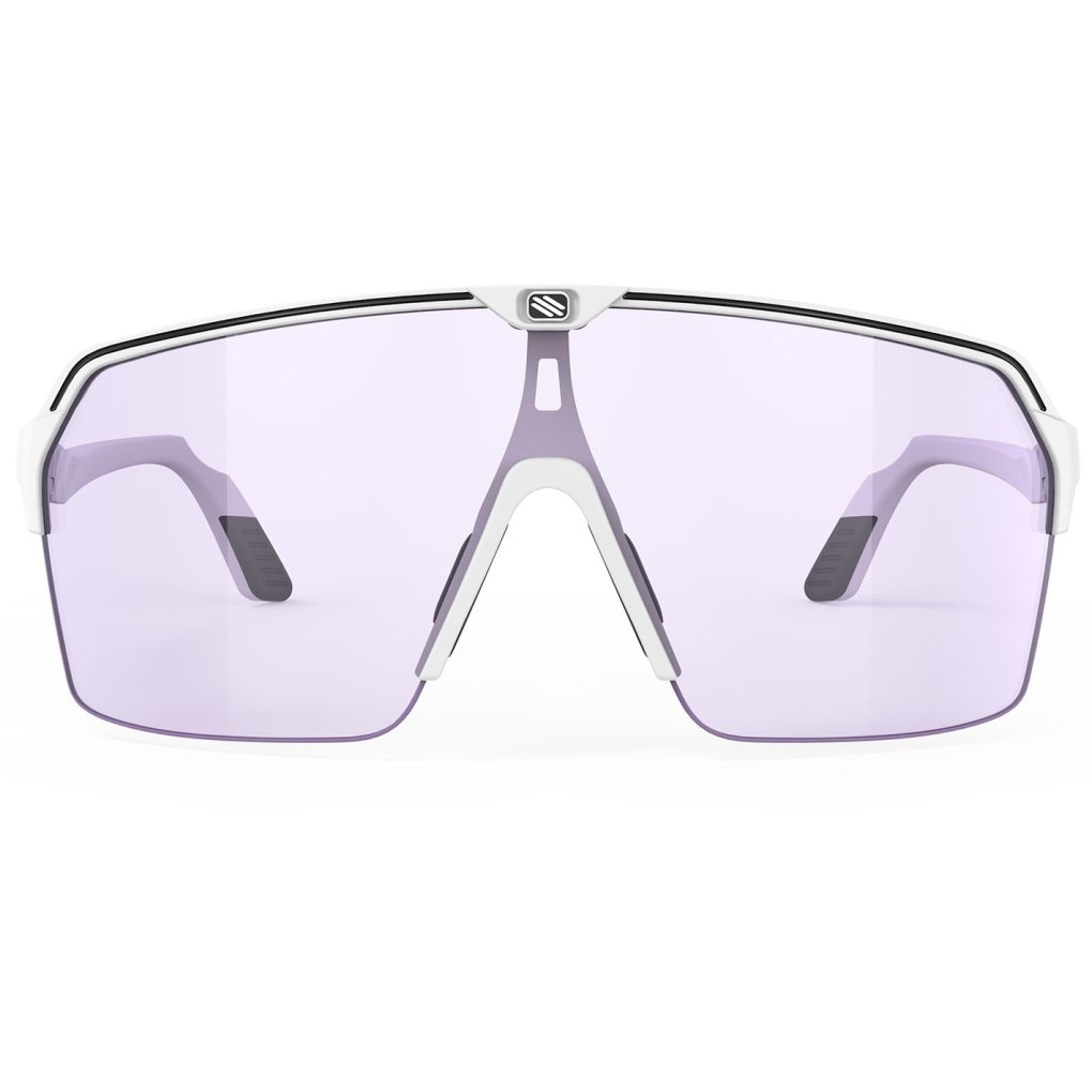 Rudy Project Spinshield Air Glasses - Photochromic Lens - White Matte/ImpactX 2 Laser Purple