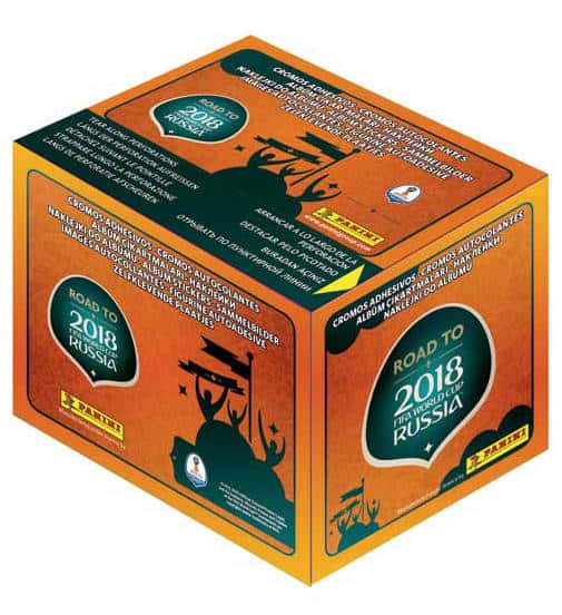 Panini Road to World Cup 2018 Stickers Box With 50 Packets