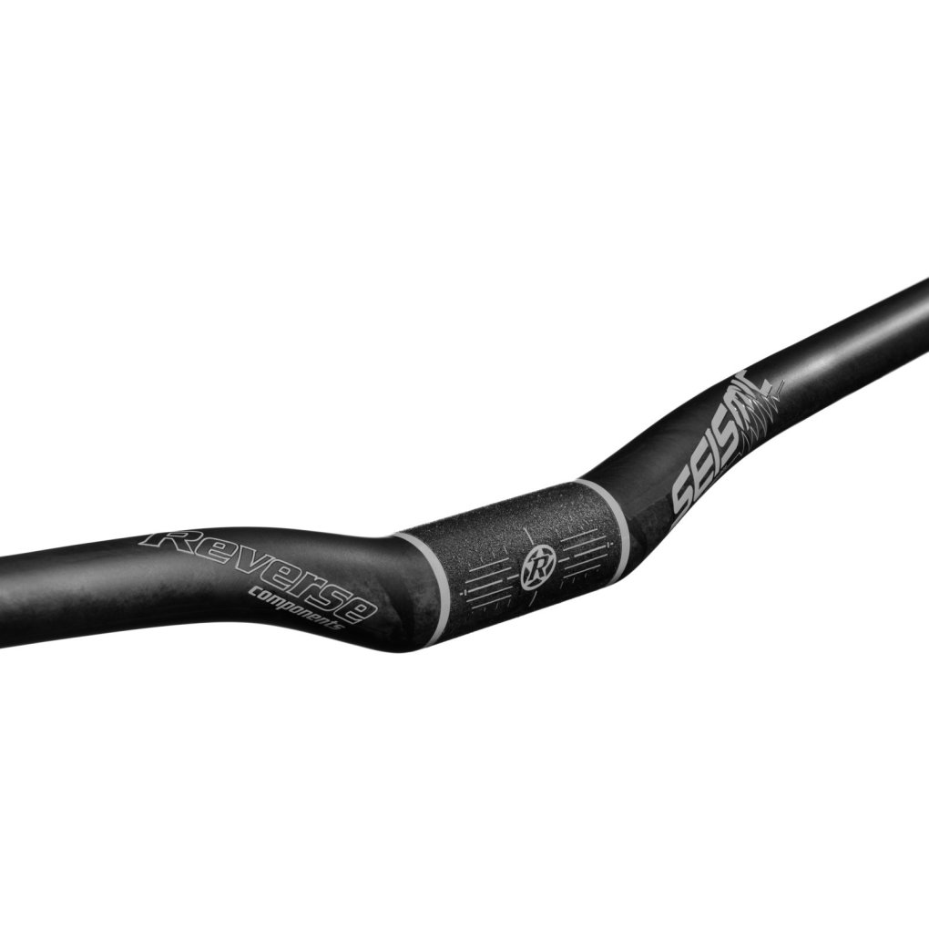 Reverse Components Seismic 810 31.8 Carbon Handlebar - 25mm Rise - matt black/grey
