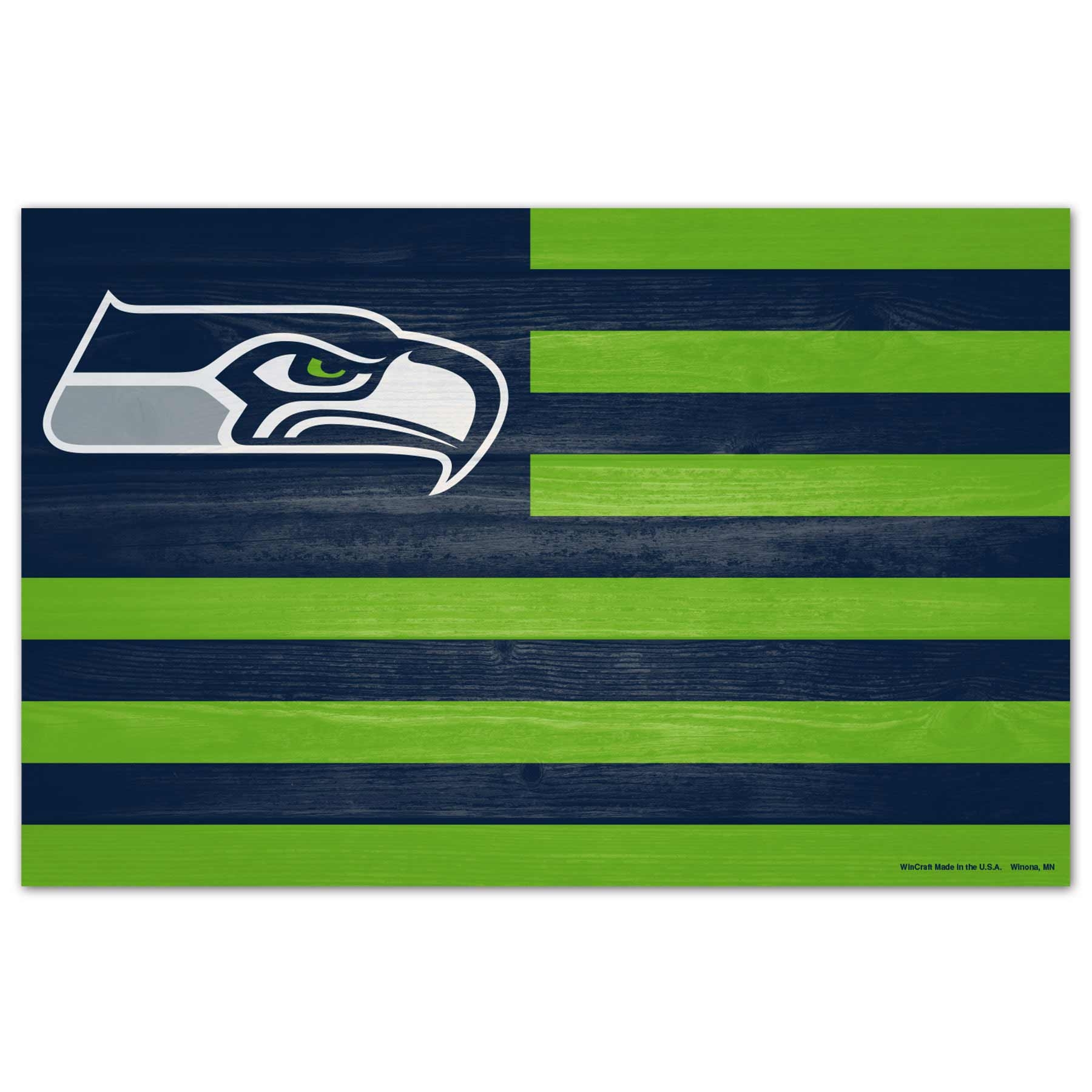 Seattle Seahawks WinCraft NFL Americana Wood Sign
