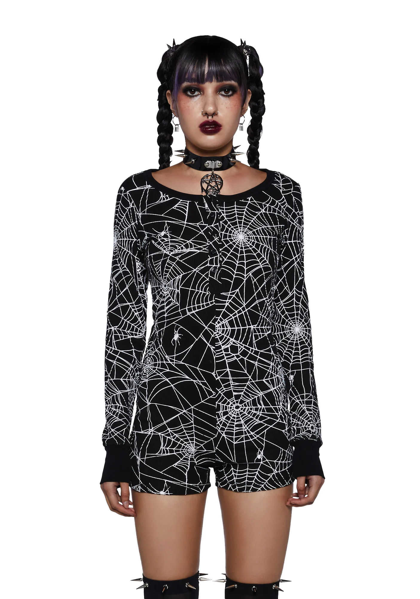 Total Spinster Thermal Romper