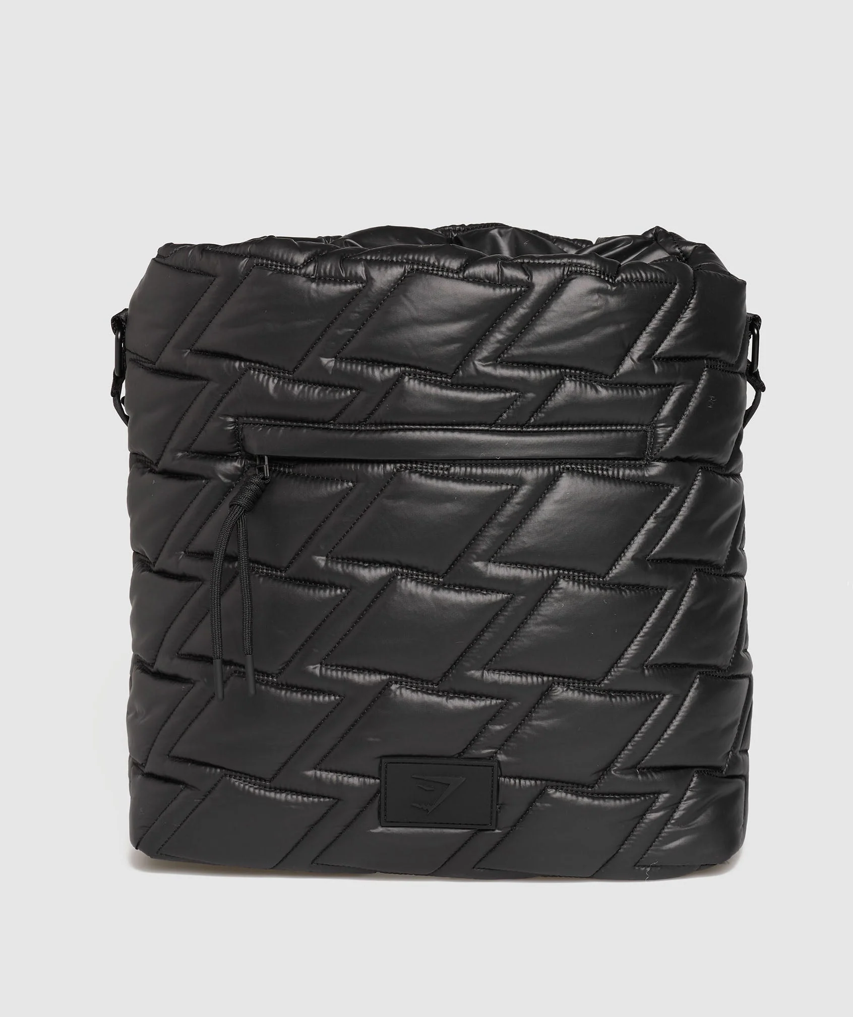 Quilted Yoga Tote Black