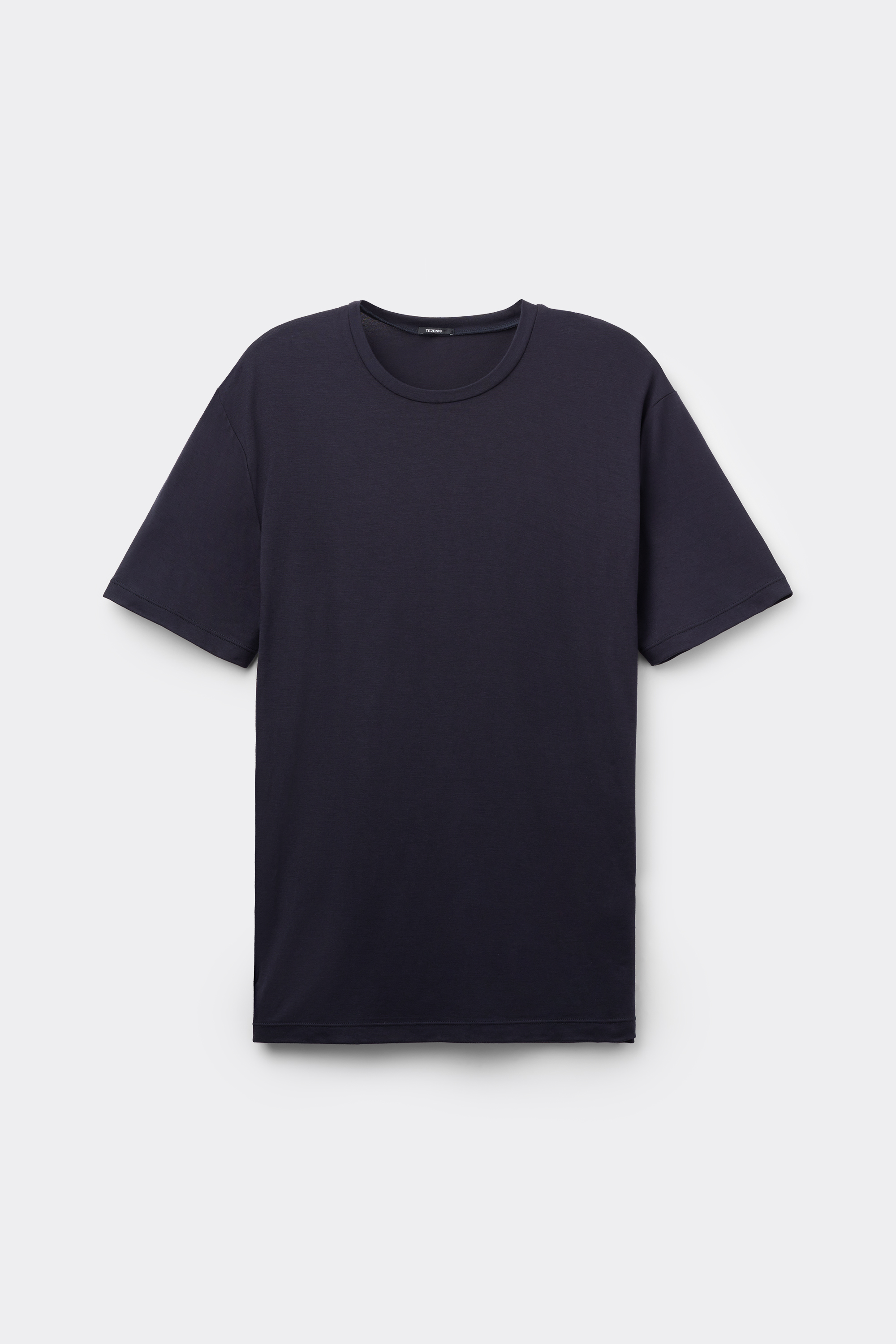 Round-Neck Viscose T-Shirt