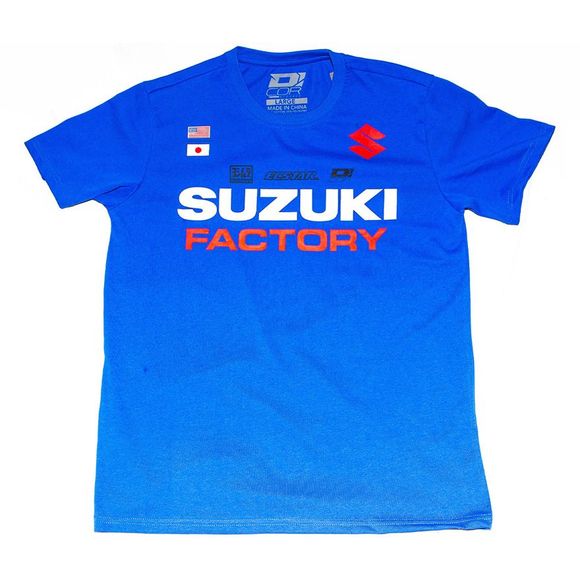 D'cor Suzuki Factory Short Sleeve T-Shirt - BlueRef: DCO0049