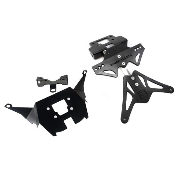 Barracuda Black License Plate Holder - BlackHONDA 750 X-ADV 750 DCT ABS - 2017 - 2020Ref: bar0329 / hx7104-17-r