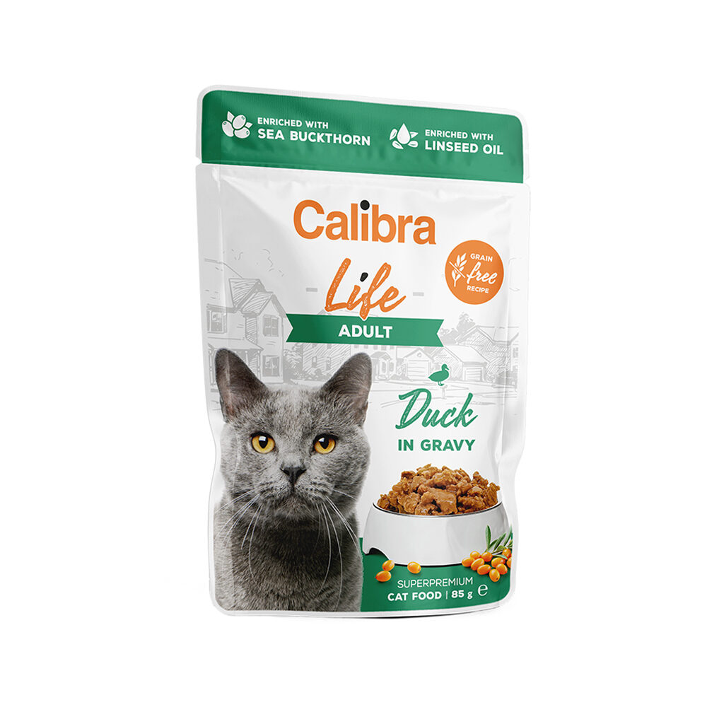 Calibra Cat Life Adult Wet Food - Beef - 28 x 85 g