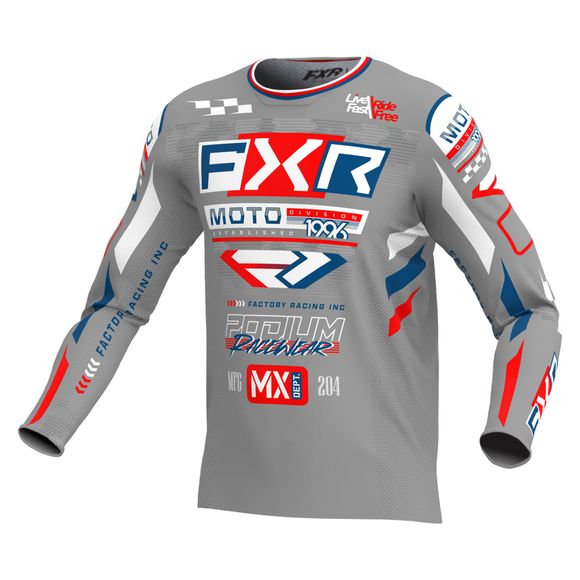Cross FXR Podium Gladiator 2025 - Gray / WhiteRef : FXR1528