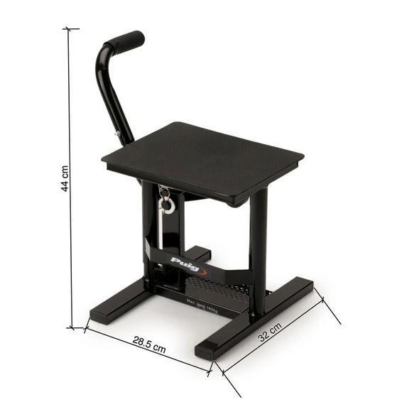 Puig motorcycle lift SUPPORT OFF ROAD - max load 200kg Universal - BlackRef: Pui1037 / 6289N