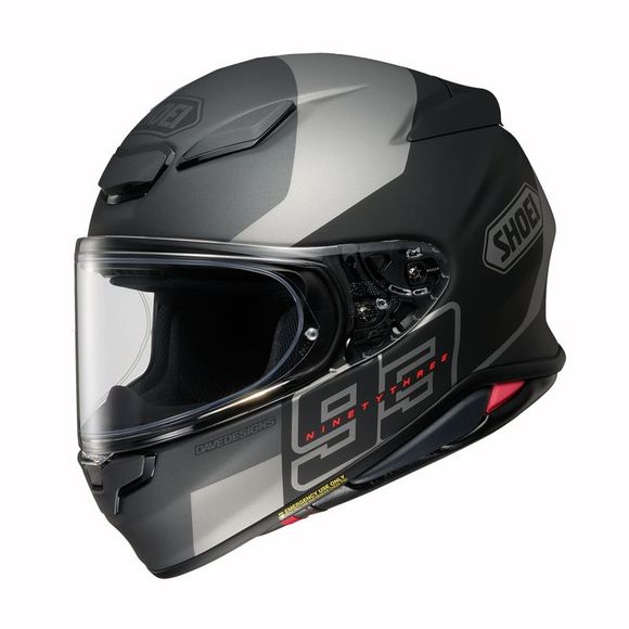 Casque intégral Shoei NXR2 - MM93 COLLECTION RUSH - Noir / GrisRef : SI0519