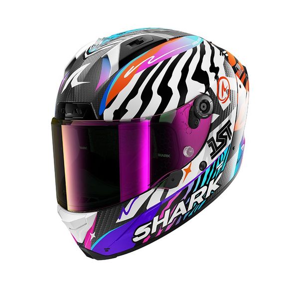 Shark AERON SPEED-FANCY Full Face Helmet - White / OrangeRef: Sh1835-Cwo