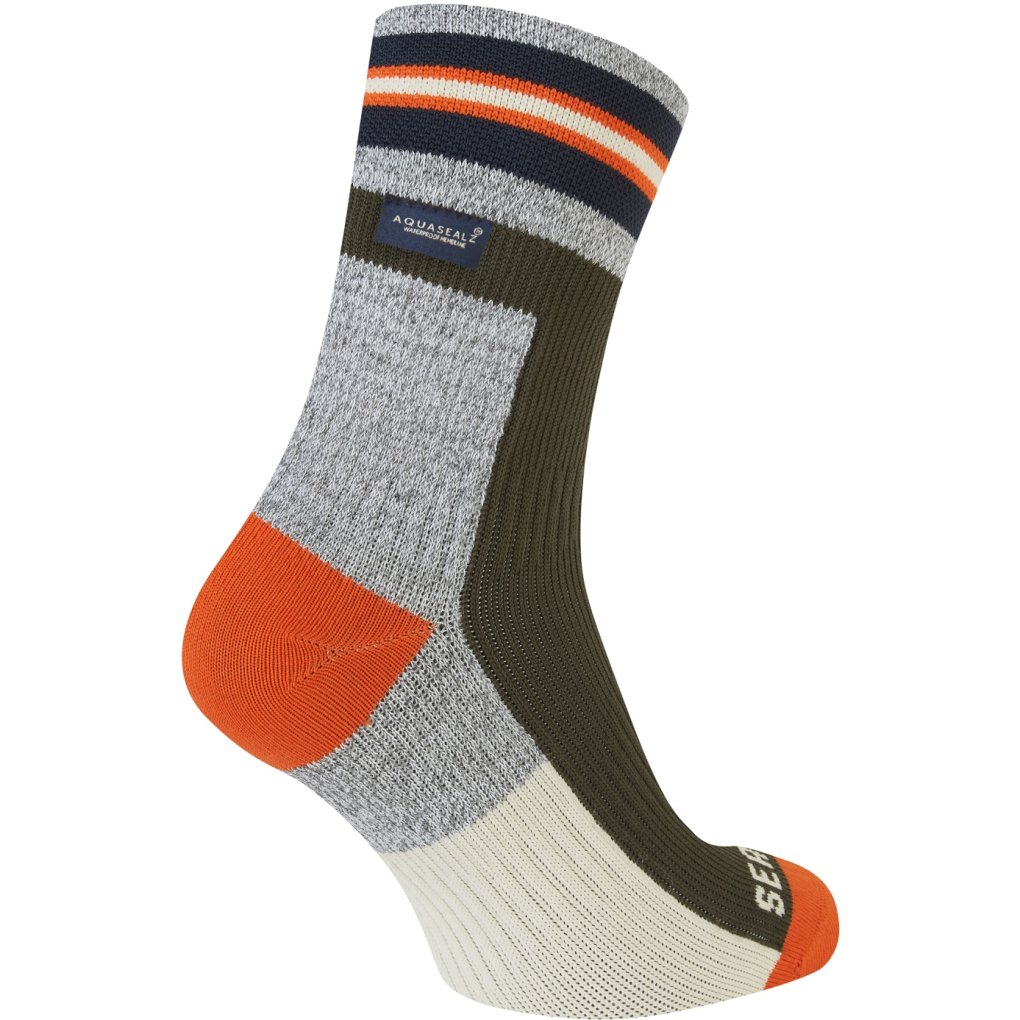 SealSkinz Surlingham Waterproof Ankle Length Socks - Olive