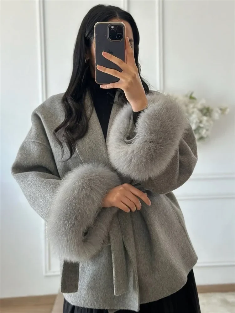 Antoneli Fox Fur Coat