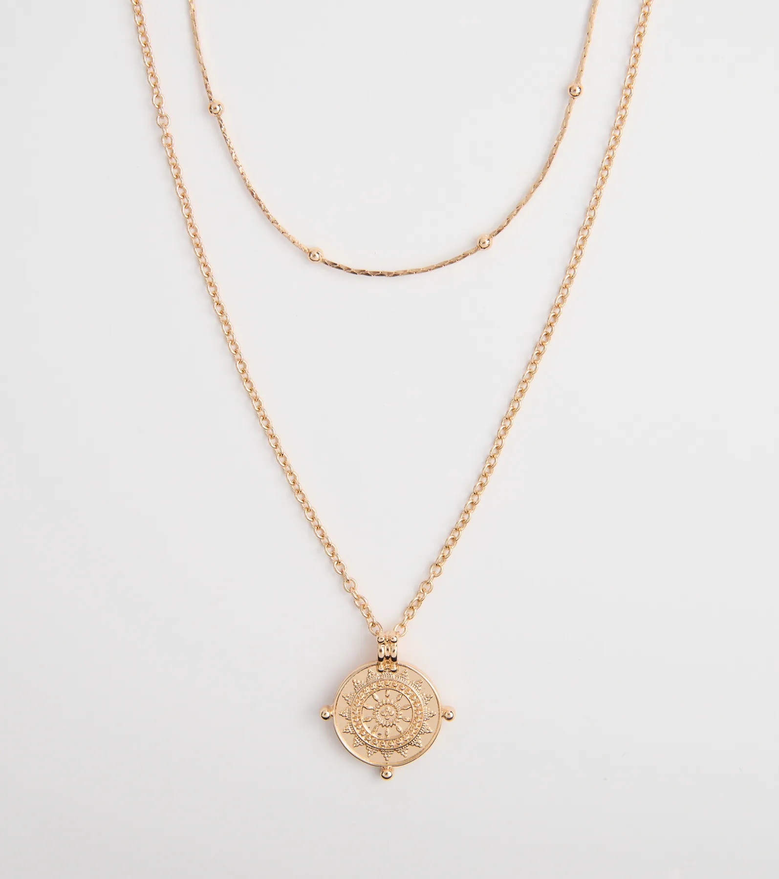 Find Your Spark Compass Pendant Necklace Set