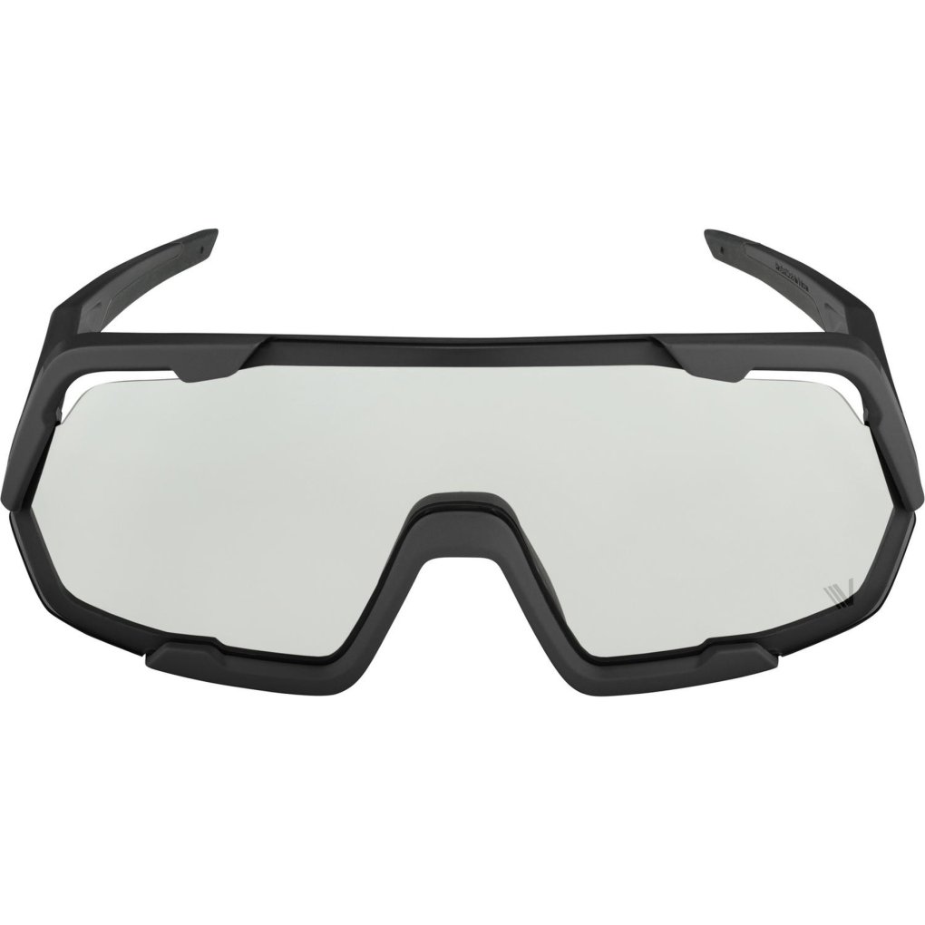 Alpina Rocket V Glasses - black matt/Varioflex clear