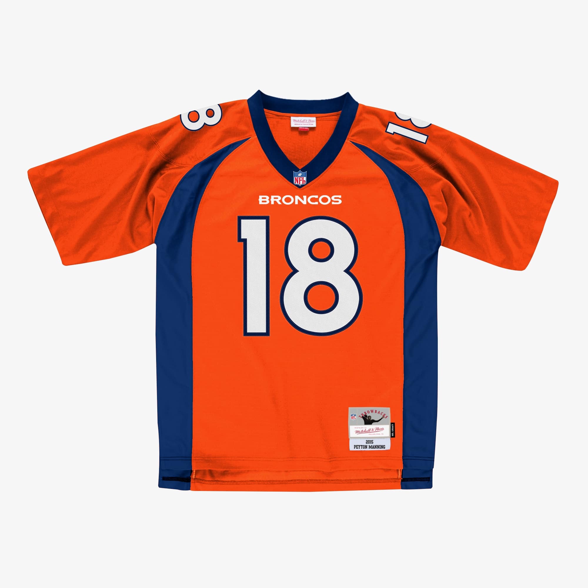 Peyton Manning #18 Denver Broncos Throwback NFL Jersey Orange