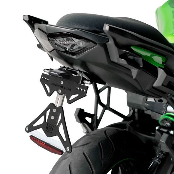 Barracuda Black License Plate Holder - BlackRef: bar0259 / kv6104-19