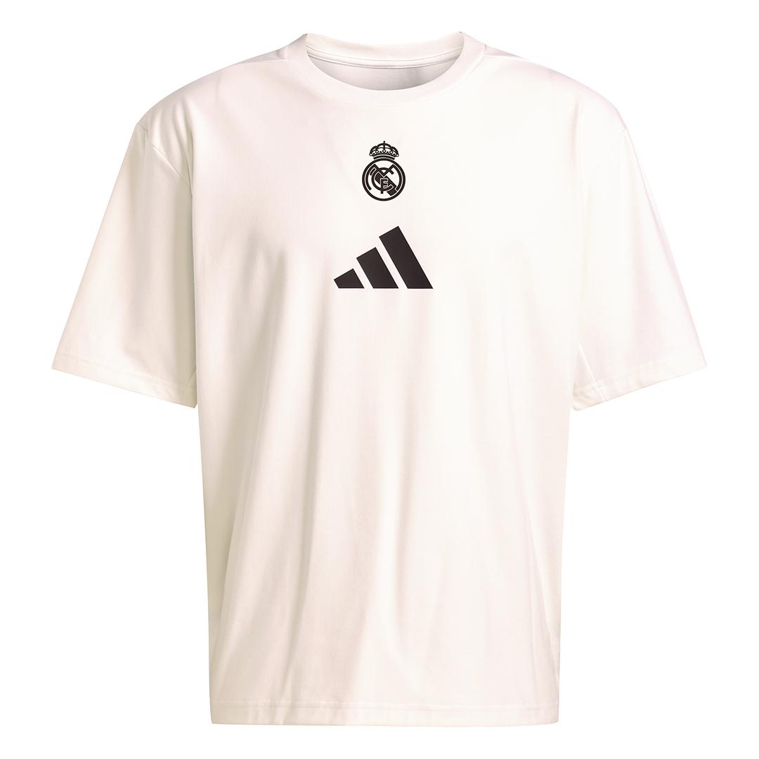 Mens adidas Real Urban T-Shirt White