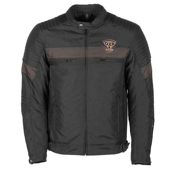 DXR CHUCK TEX Motorcycle Jacket - Black / BrownRef: DXR0337