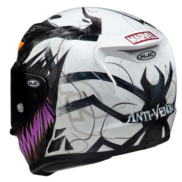 HJC RPHA 12 full face helmet - ANTI-VENOM II MARVEL - Black / PinkRef: HJ1553