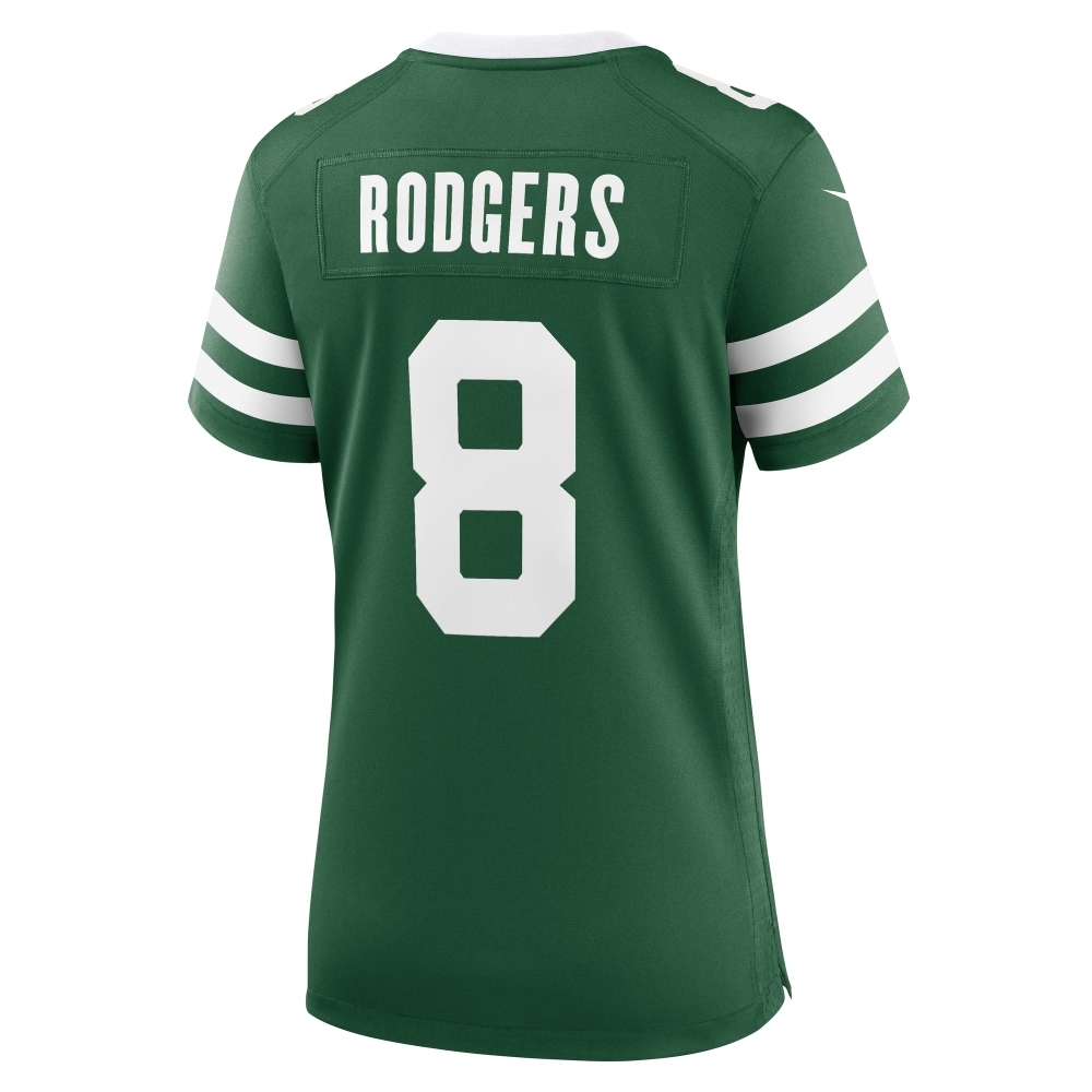 Aaron Rodgers #8 New York Jets Nike Game NFL Jersey Green (WOMEN'S)
