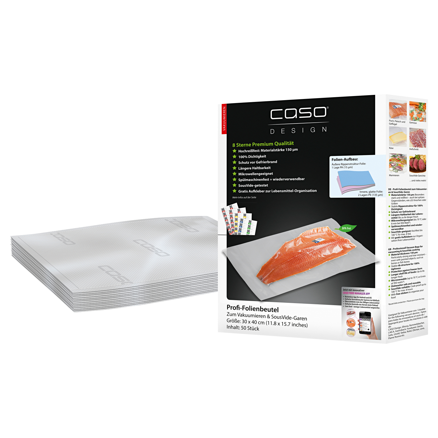 Caso Design Profi - foil pouch (30 x 40 cm)