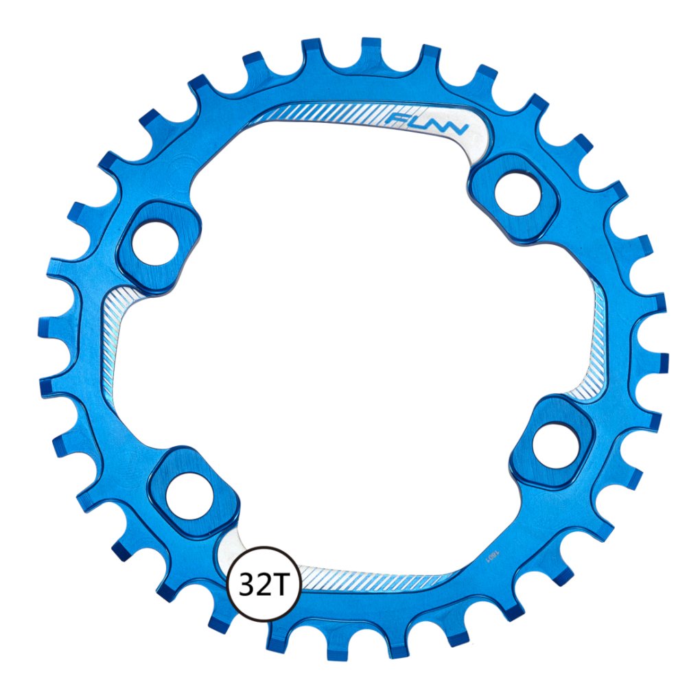 Funn Solo 96 Narrow-Wide Chainring - blue