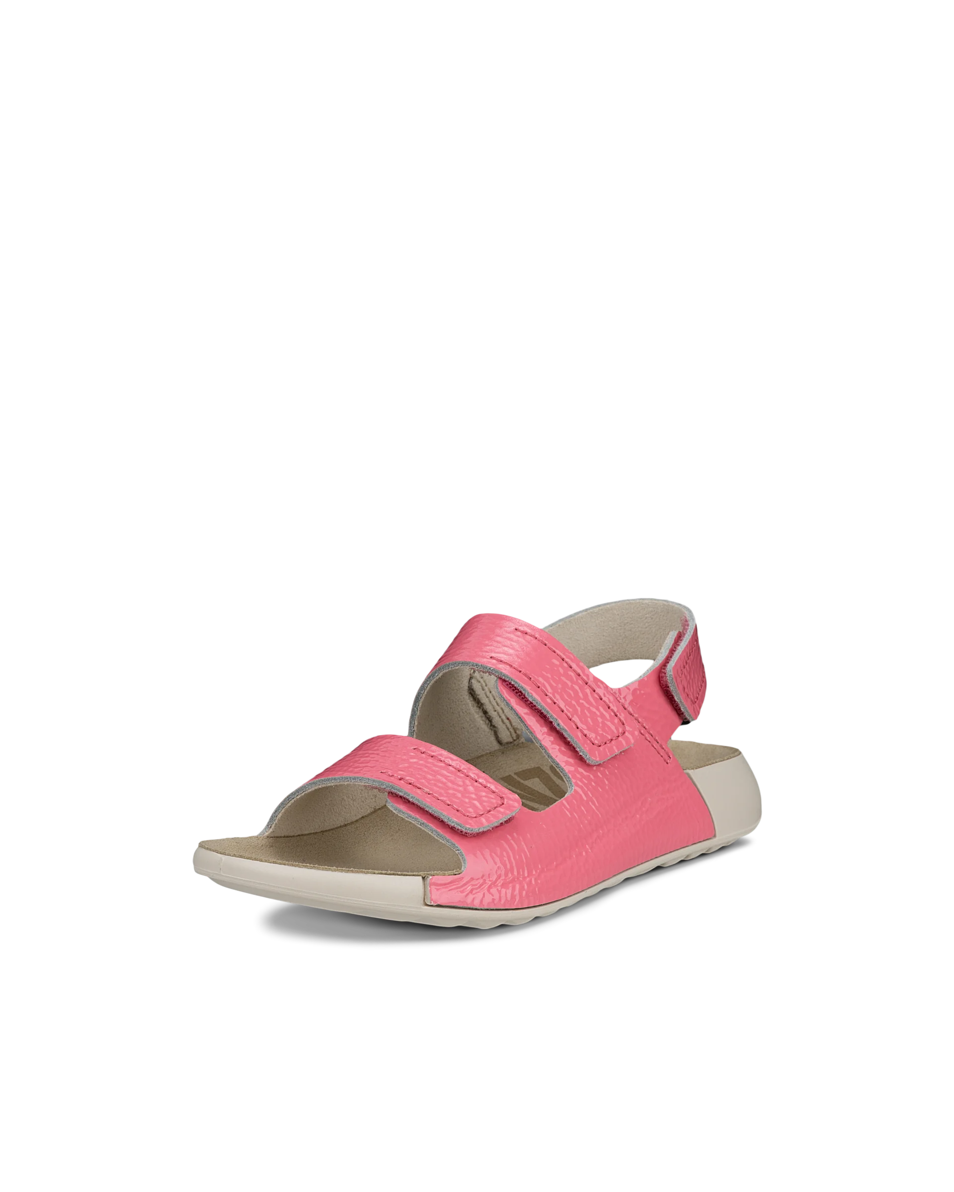 ECCO COZMO K Kinder Ledersandale mit zwei Riemen Pink
