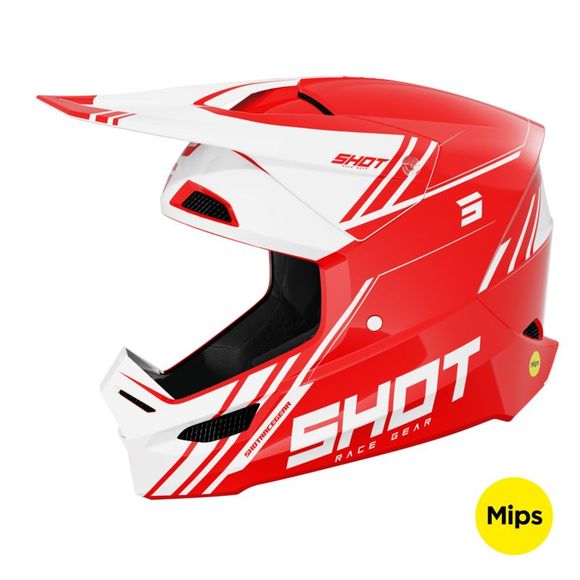 Cross Shot Race Helmet - Sprint 2025 - Black / RedRef : SO2560