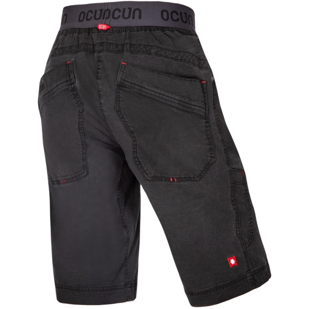 Ocún Mánia Organic Jeans Climbing Shorts Men - black