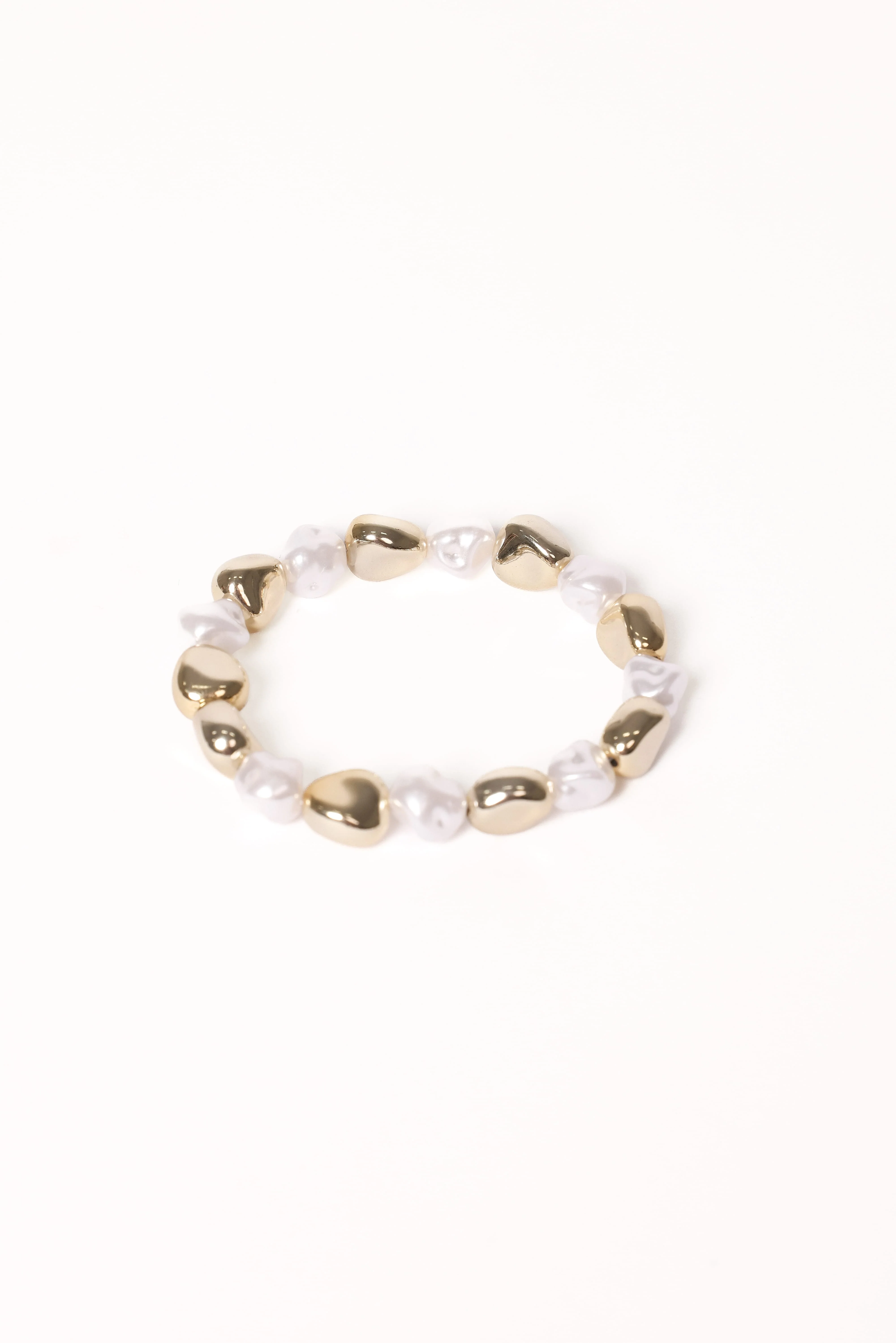 Phoenix Bracelet - Gold/Pearl