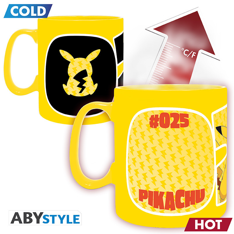POKEMON Heat Change Mug Pikachu 25