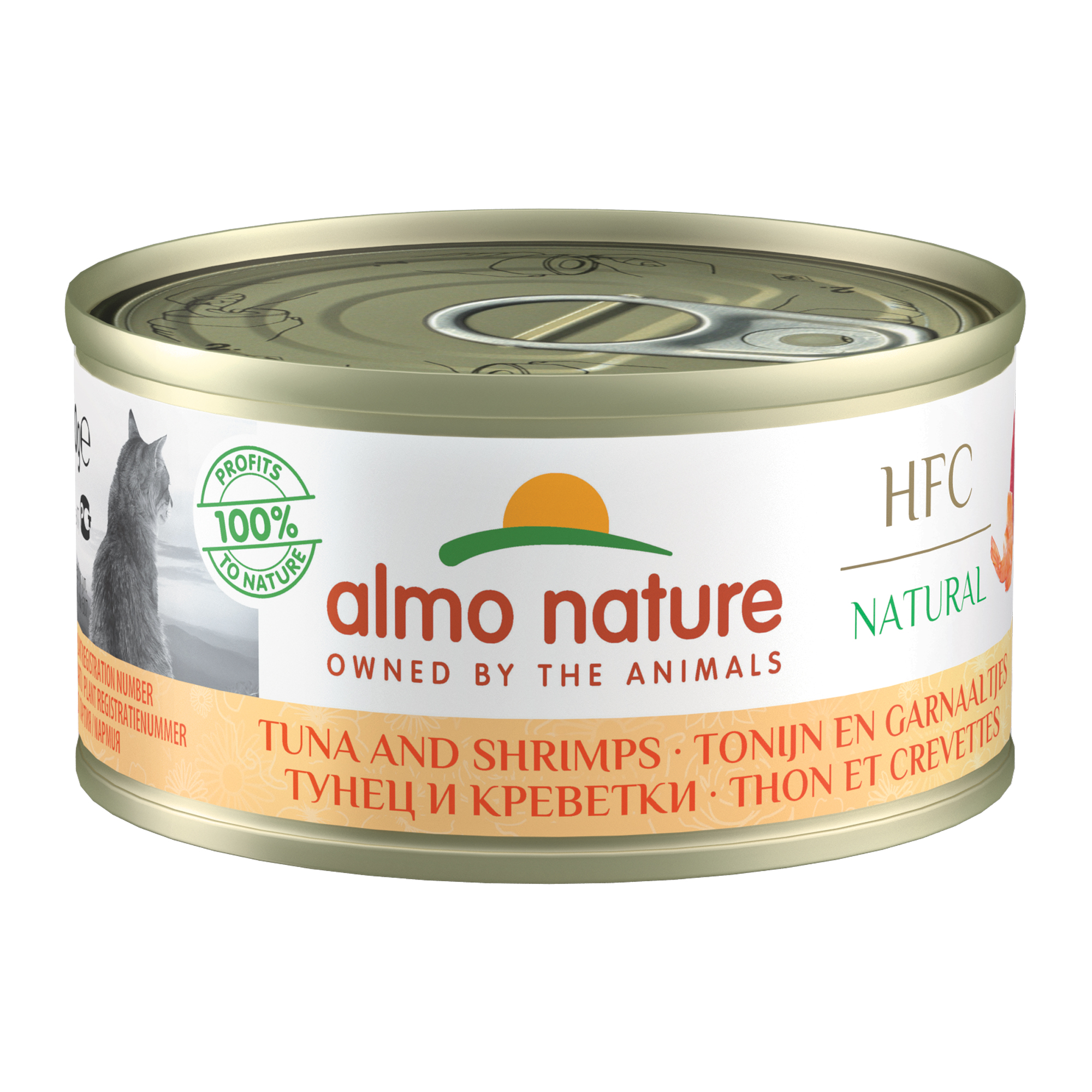 Almo Nature HFC 70 Natural  - Tuna & Shrimps - 24 x 70g