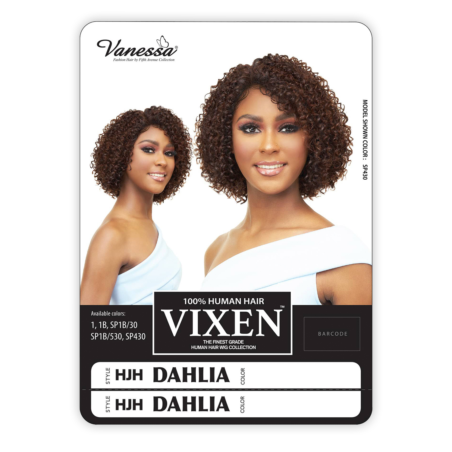 Vanessa Human Hair Wig Vixen Dahlia
