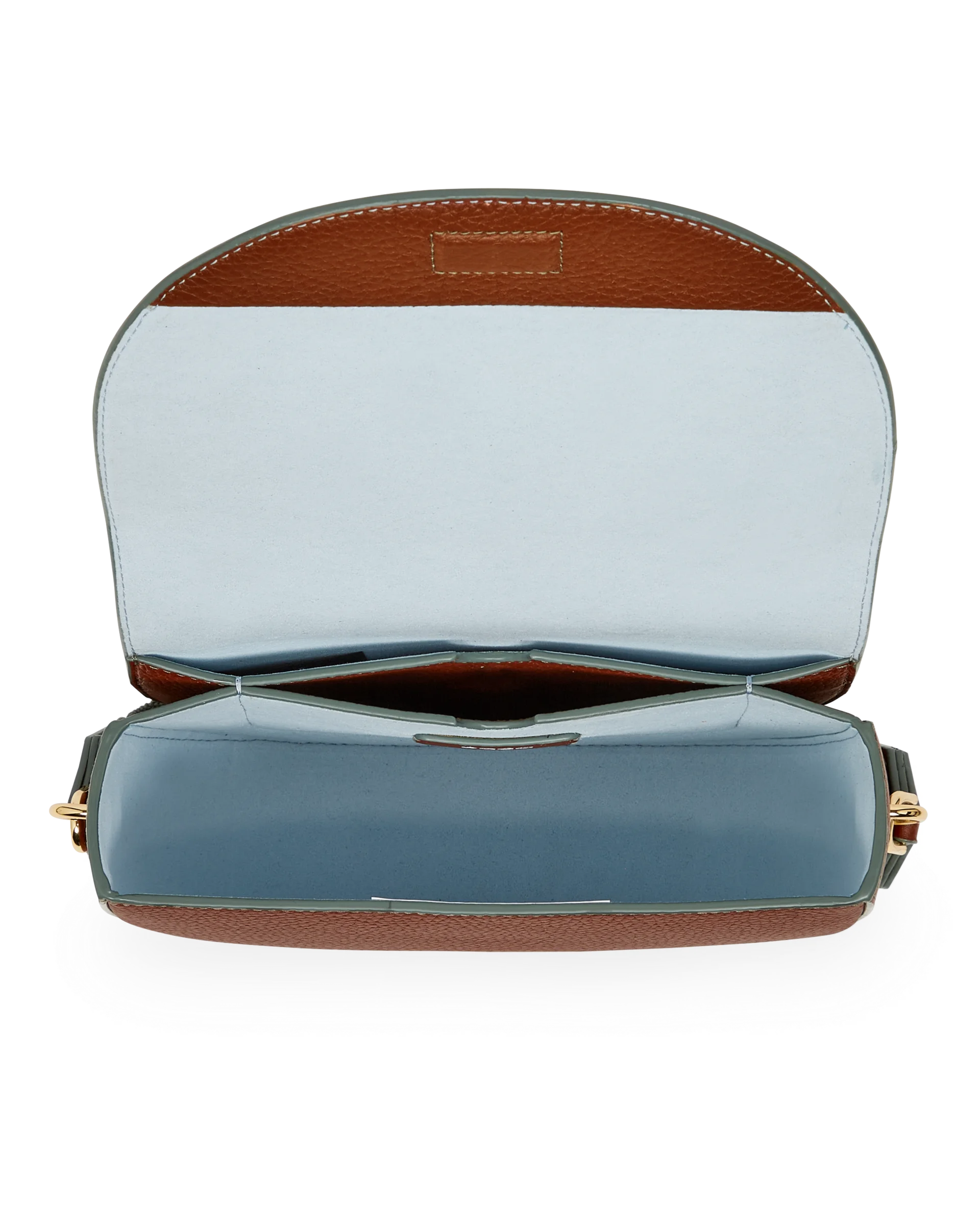 ECCO Saddle Bag Satteltasche aus Leder Braun 16X22X9 cm