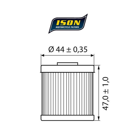 Ison 563 ELEMENT Original Type Oil FilterRef: ISON 563