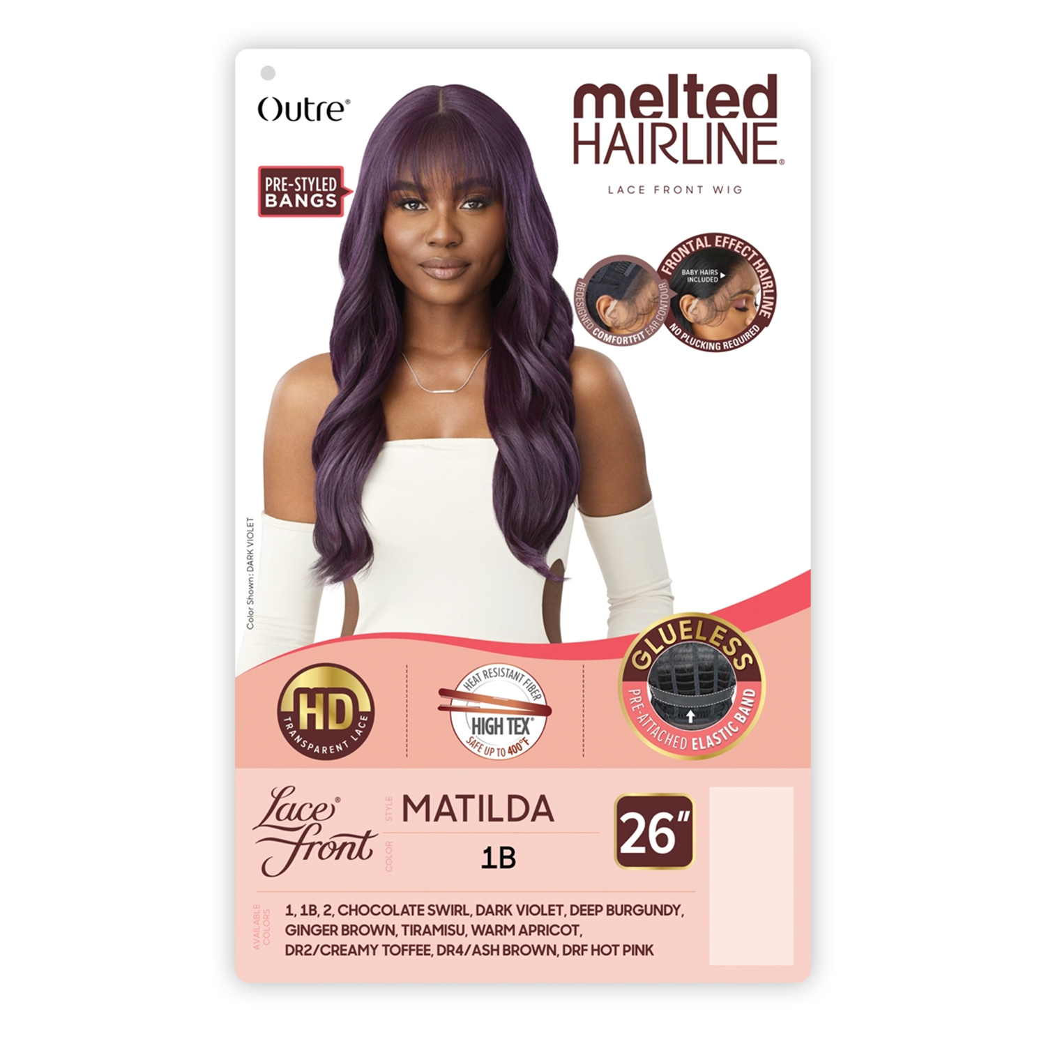 Outre HD Lace Front Wig Melted Hairline Glueless Matilda
