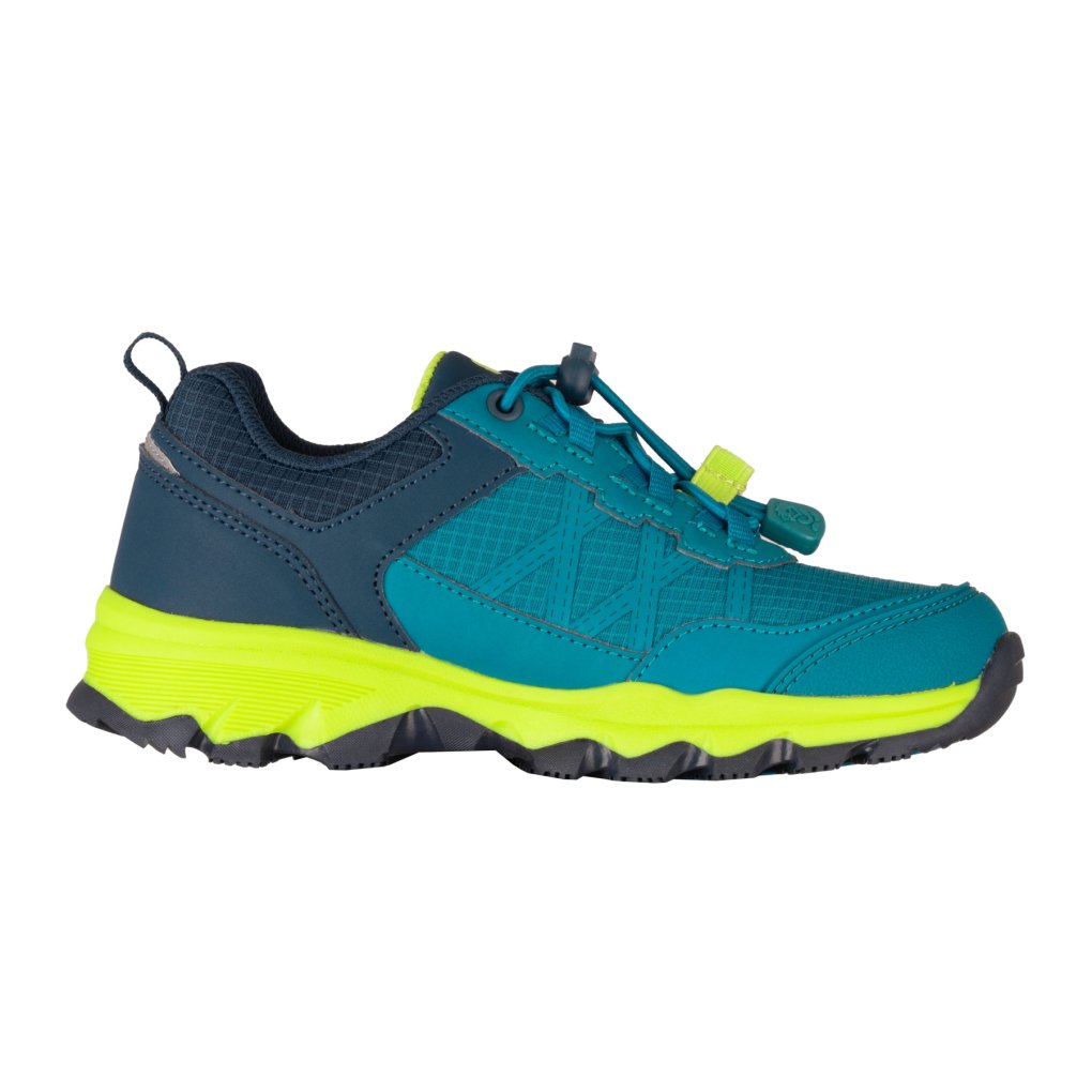 Trollkids Trolltunga Low XT Hiking Shoes Kids - Harbor Blue/Spring Leaf/Dark Indigo