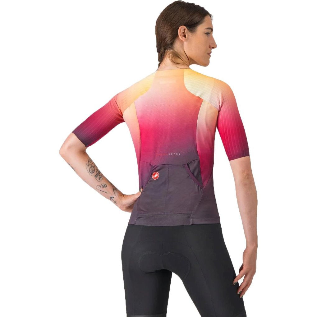Castelli Free Speed 3 Race Top Women - dark night shade/vivid orange 513