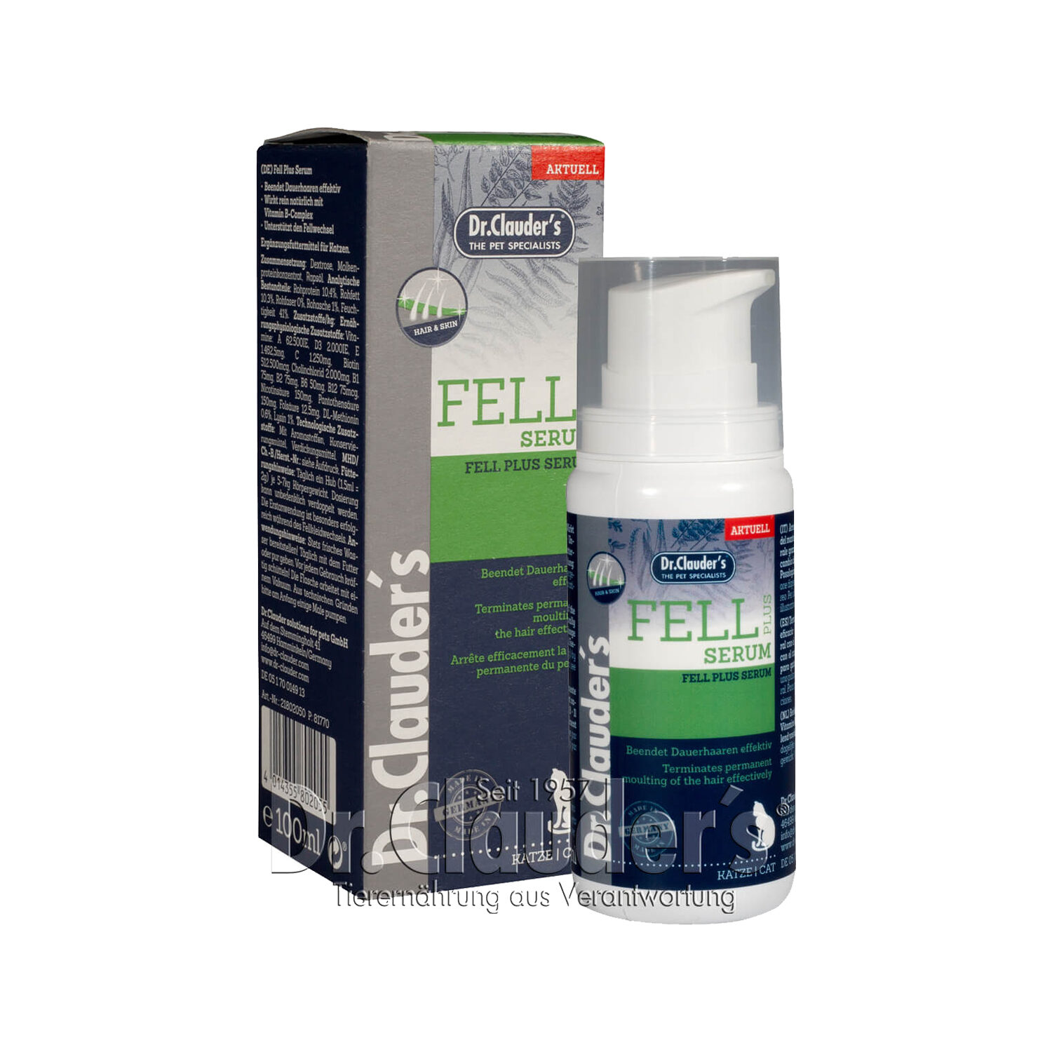 Dr. Clauders Hair & Skin - Fell Plus Serum - 100 ml