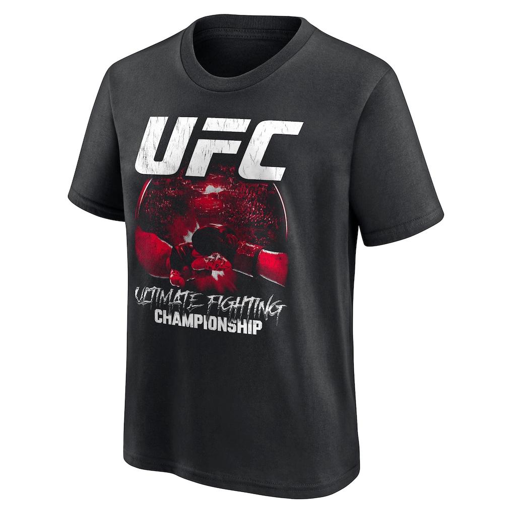 UFC Touch Gloves T-Shirt - Black - Youth