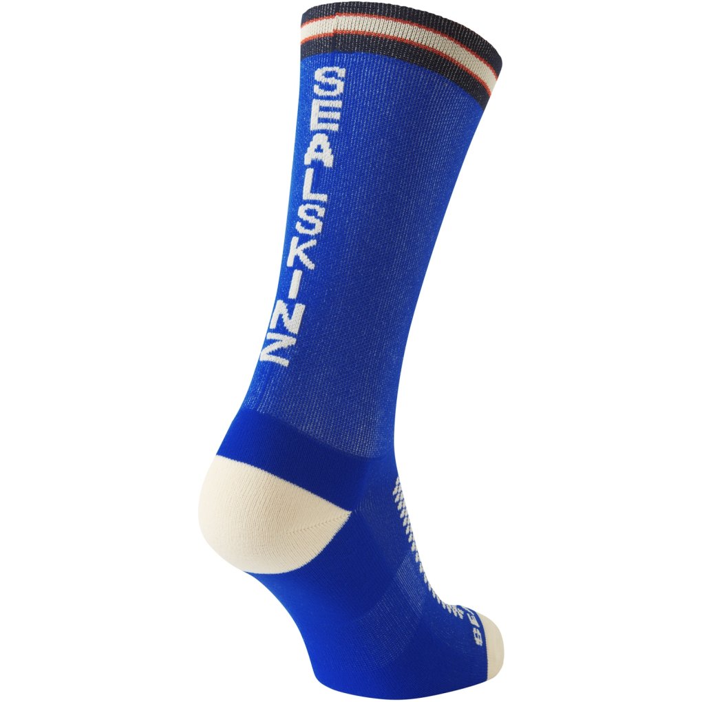 SealSkinz Caister Mid Length Cycling Socks - Blue