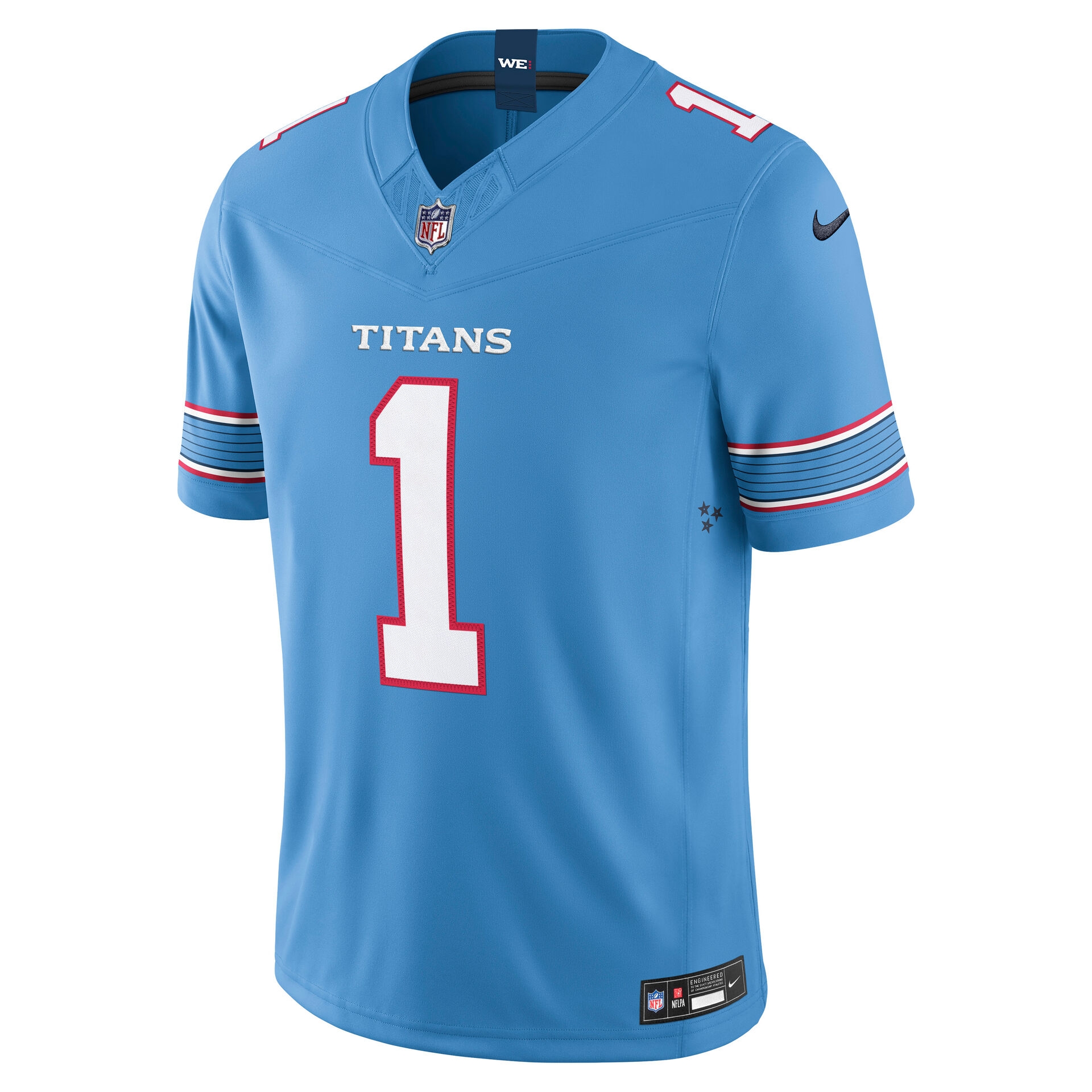 Cam Ward #1 Tennessee Titans 2026 Stitched Limited NFL Jersey Blue