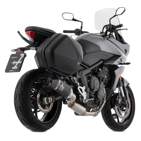 Arrow Veloce full line carbon end cap - blackTRIUMPH 660 TIGER SPORT 660 - 2022 - 2024Ref: AW0068 / 71504VAN