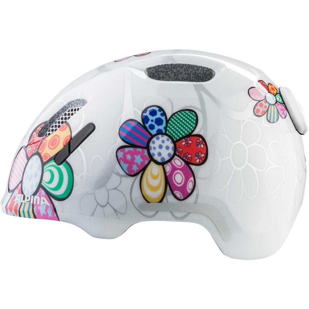 Alpina Ximo 2 Flash Helmet Kids - white flower gloss