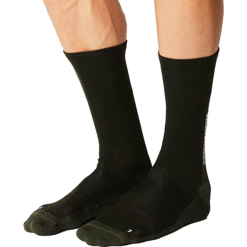 FINGERSCROSSED Light Merino Silk Cycling Socks - Green